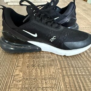 Nike Black and White Air Max 270 Sneakers